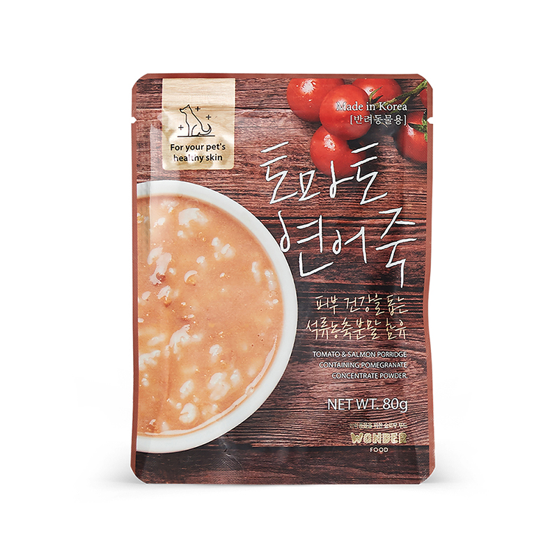 0638[원더푸드] 토마토 연어죽 (1박스/80gx12개)