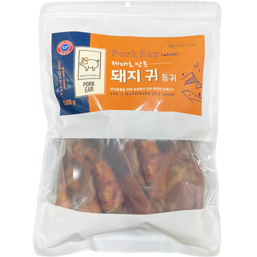 [제대로만든] 수제간식 (돼지통귀/350g)