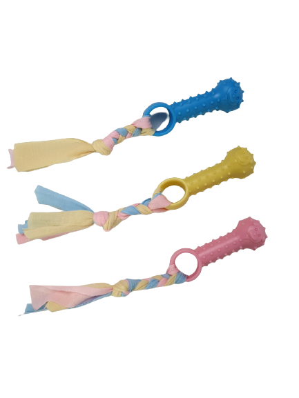 펫도매,[바바펫] TPR 치실 이갈이 장난감 (4종 3색상)