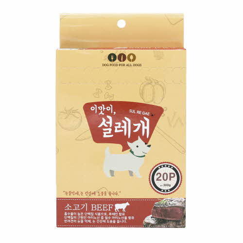 펫도매,[펫더맨] 이맛이 설레개 (소고기맛/15gx20p)