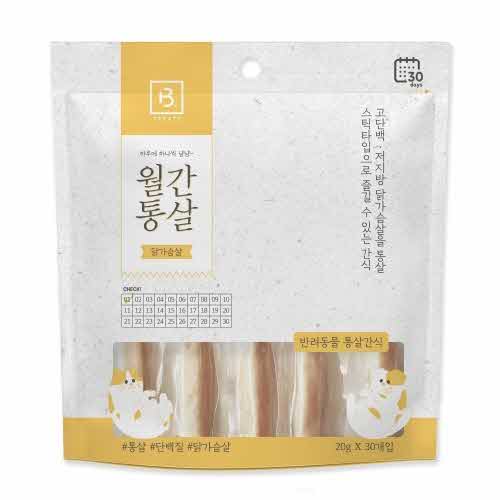 펫도매,【매장】 [브리더랩] 월간통살(닭가슴살)30p