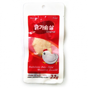 펫도매,[매장] [펫모닝] 닭가슴살 오리지널(22g) 낱개
