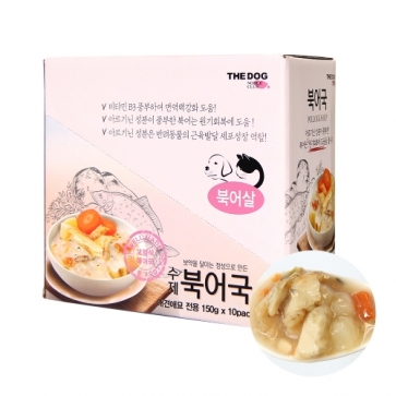 펫도매,[더독] 간편 영양 북어국 (1박스/150gx10개)