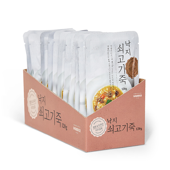 펫도매,[원더푸드] 낙지 쇠고기죽 (1타/120gx12개)