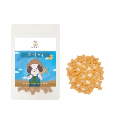 펫도매,[누나맘마 애착간식] 강아지 우리쌀 연어스낵/강아지 (연어스낵/100g)
