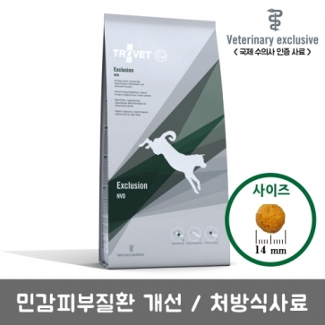펫도매,[트로벳] 강아지 처방식 사료 애견용 NVD (민감피부질환개선/5.21kg)