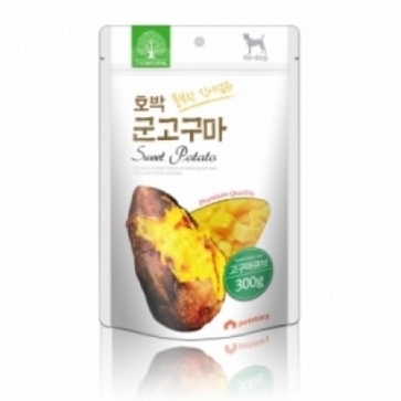 펫도매,[더내추럴] 호박 군고구마 (큐브/300g)