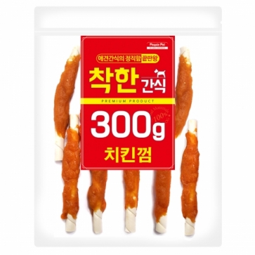 펫도매,[착한간식] 치킨껌 (300g)