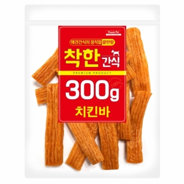 펫도매,[착한간식] 치킨바 (300g)