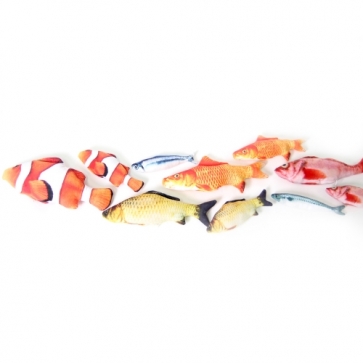 펫도매,[애구애구] 캣닢 물고기 장난감 (20~30cm/니모)