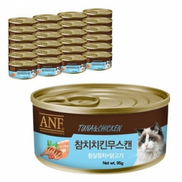 펫도매,[ANF] 고양이캔 (참치&치킨무스/95gx24개)