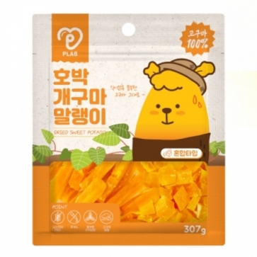 펫도매,[피랩] 호박 개구마 말랭이 (혼합/307g)