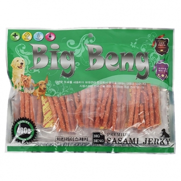 펫도매,[빅뱅] 치킨 라이스 져키 400g