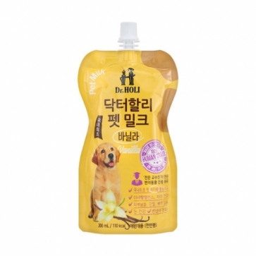 펫도매,[닥터할리] 펫밀크 (전연령/바닐라)200ml