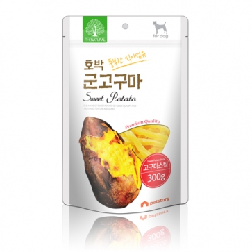 펫도매,[더내추럴] 호박 군고구마 (스틱/300g)